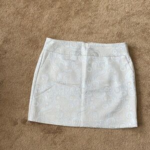 Banana republic, Tan and silver skirt